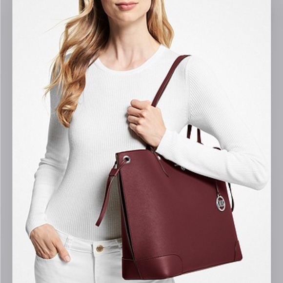 New Michael Kors Edith Large Saffiano Leather Tote Bag - Picture 16 of 16